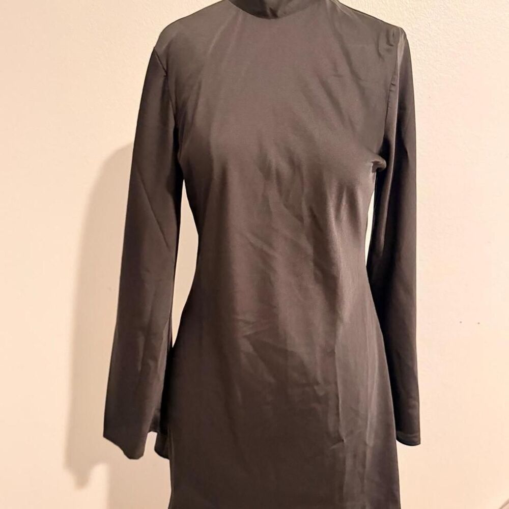 Forever-21 Women's Brown and Grey Dress
